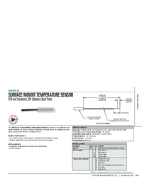Thumbnail of document Brochure - S2-1 Surface Mount Temperature Sensor